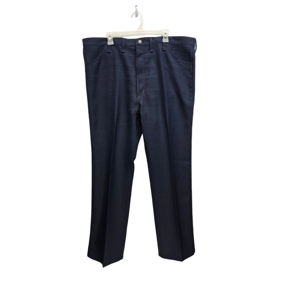Wrangler 82NY Polyester Pants VTG Mens 44x32 Rodeo Cowboy Church School Wear USA